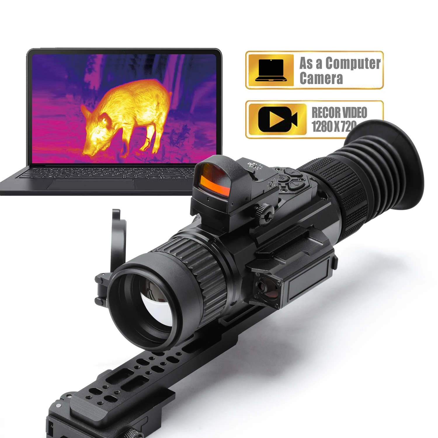 

Newest TRX335 Thermal Imaging Monocular Hunting Scope With Laser Rangefinder Ballistic Assist PIP Night Vision Product