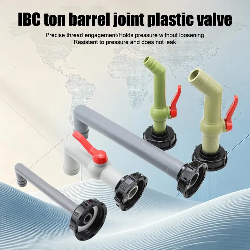 IBC-Tankventil-Verbindungsstück BPA-frei, langlebiger IBC-Tankadapter für Regenwassertransfer und Gartenschlauchnutzung – Detail 8