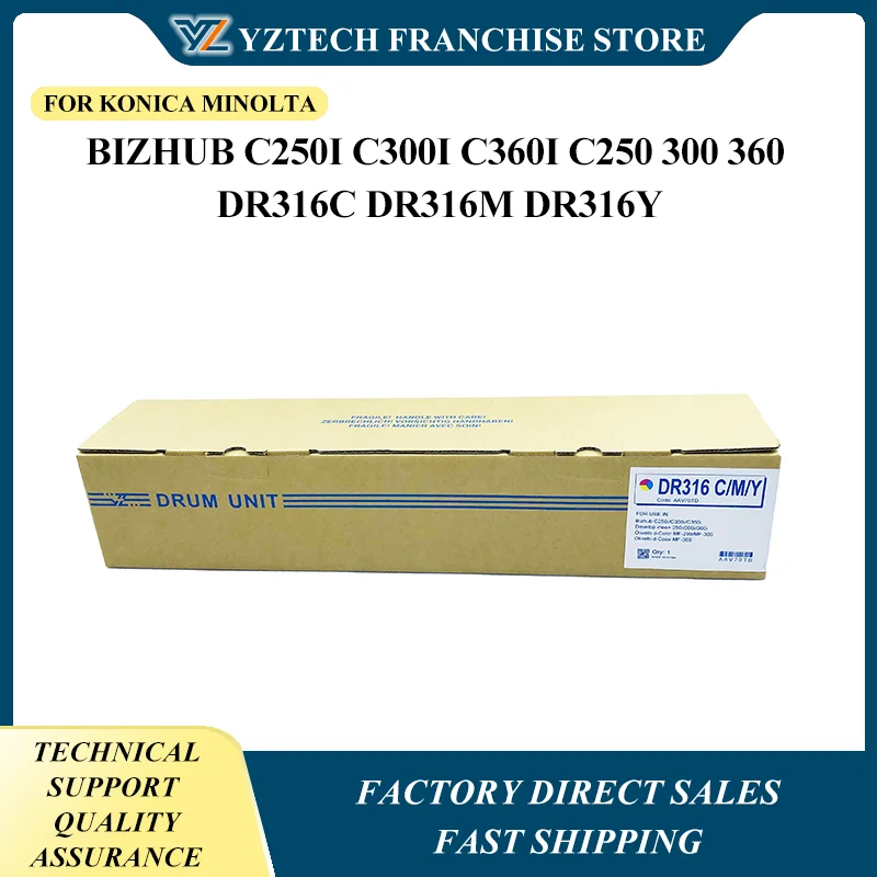 AAV70TD AAV70RD DR-316 CMYK Drum Unit with OPC For Konica Minolta Bizhub C250i C300i C360i C250 300 360 DR316 DR316C DR316M