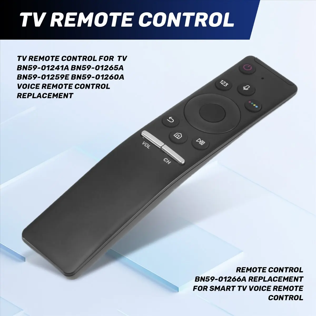 [T73C] TV Remote Control for TV BN59-01241A BN59-01265A BN59-01259E BN59-01260A Voice Remote Control Replacement