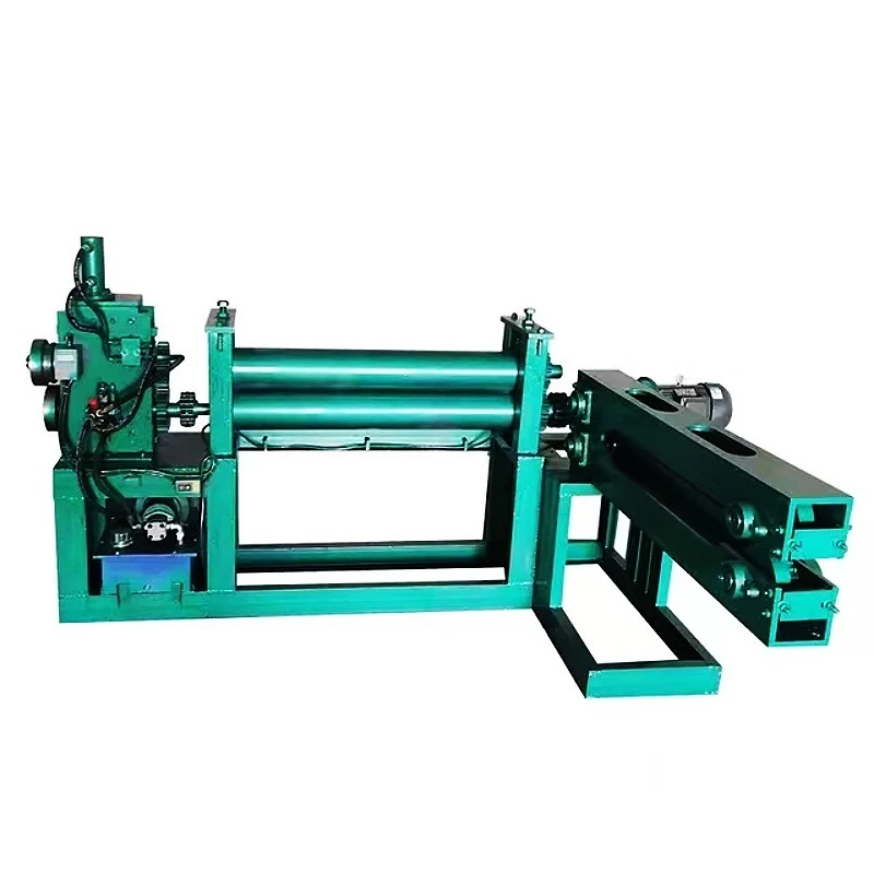 Waste barrel hydraulic cover cutting and flattening machine
