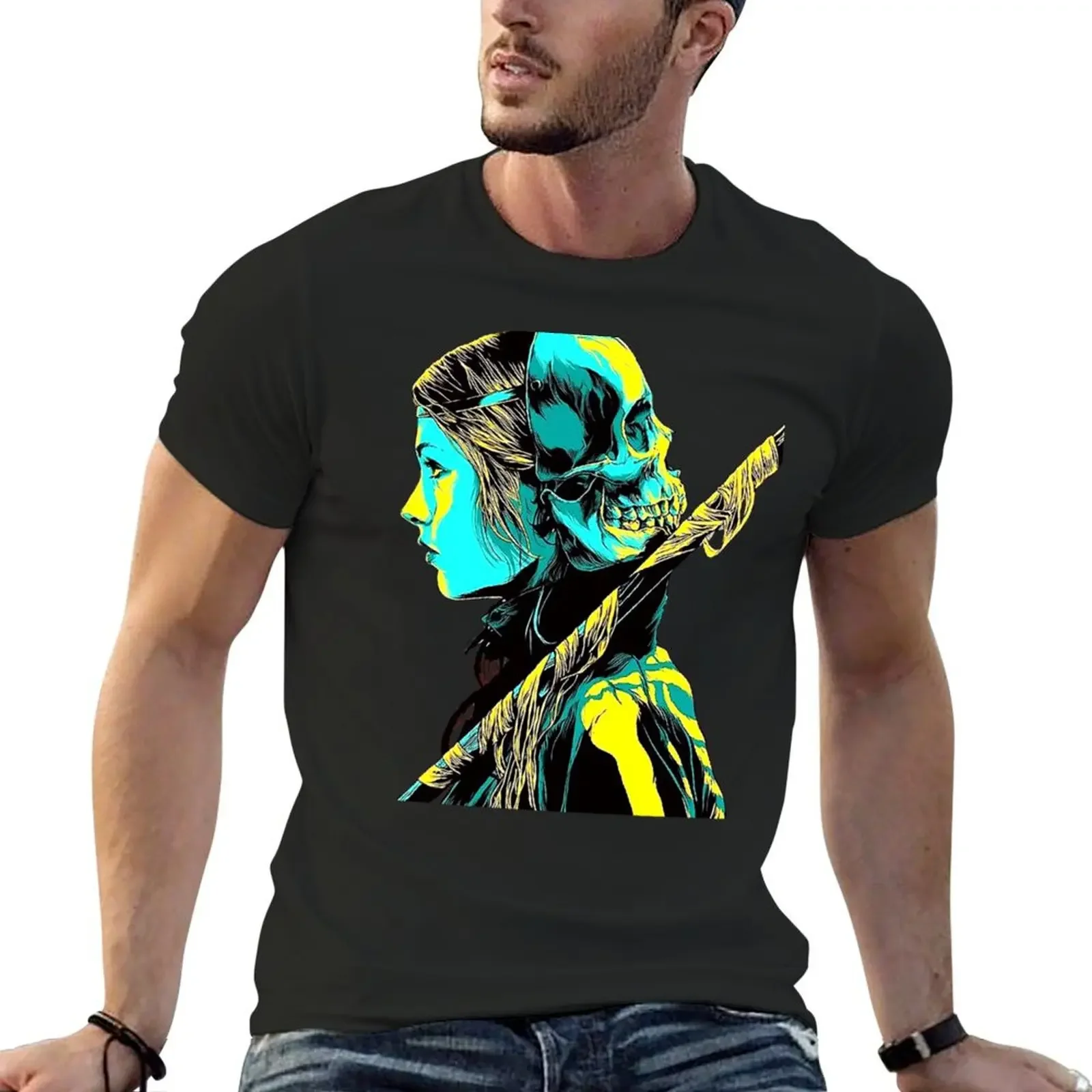 

Queens of the stone age T-Sh T-Shirt graphic t shirts sweat plus size tops t shirt men 100℅ cotton