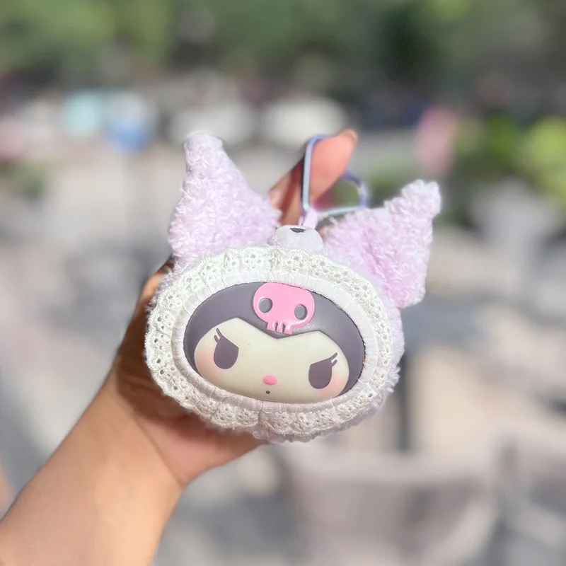 Nuevo Modelo de Llavero de Peluche de Hello Kitty y Kuromi, Serie de Osos, Decoración de Escritorio, Regalo de Cumpleaños