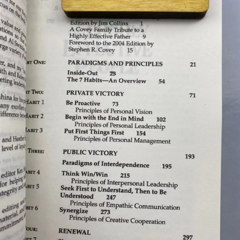 Imagem -05 - Hábitos das Pessoas Altamente Eficazes de Stephen r. Covey-original Inglês Gestão Reading Book Profissional os