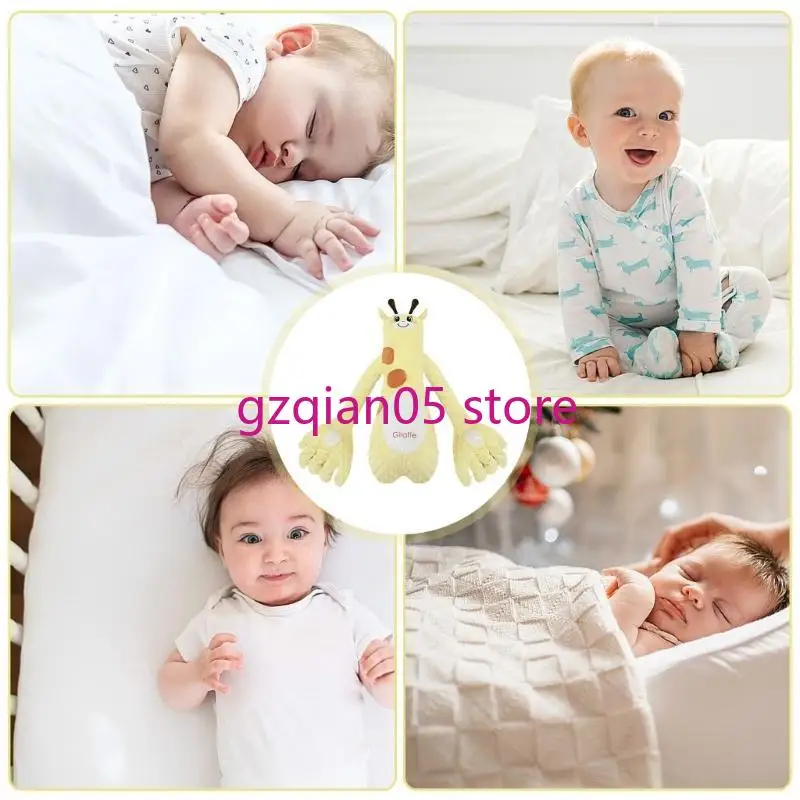 

N7ME Cartoon Appease Pillow Soft & Breathable Baby Soothing Hand Lovely Doll Toy