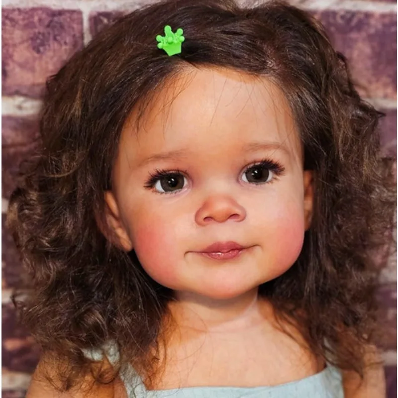 30inch Unpainted  Reborn Doll Kit Ziva Awake Baby DIY Doll Accessories