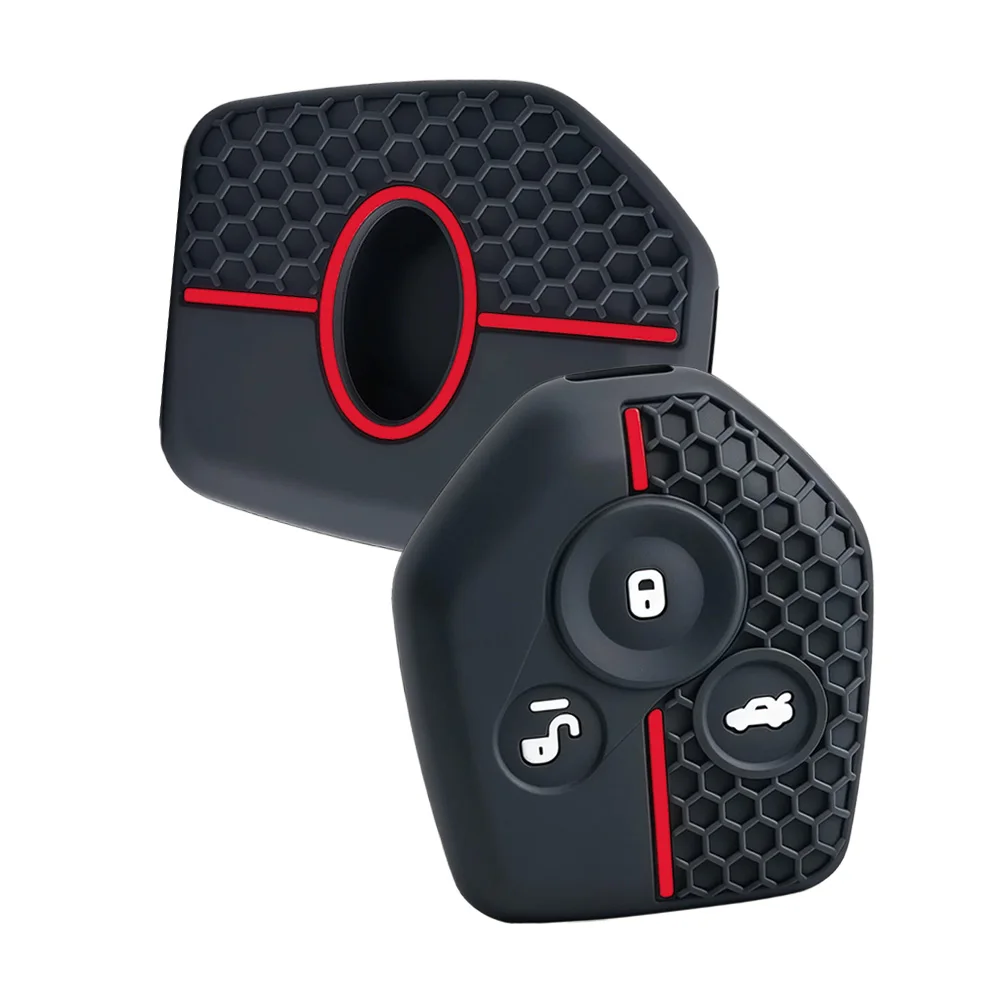 For Subaru Forester Outback Legacy XV Crosstrek Impreza BRZ WRX silicone fixed blade key cover