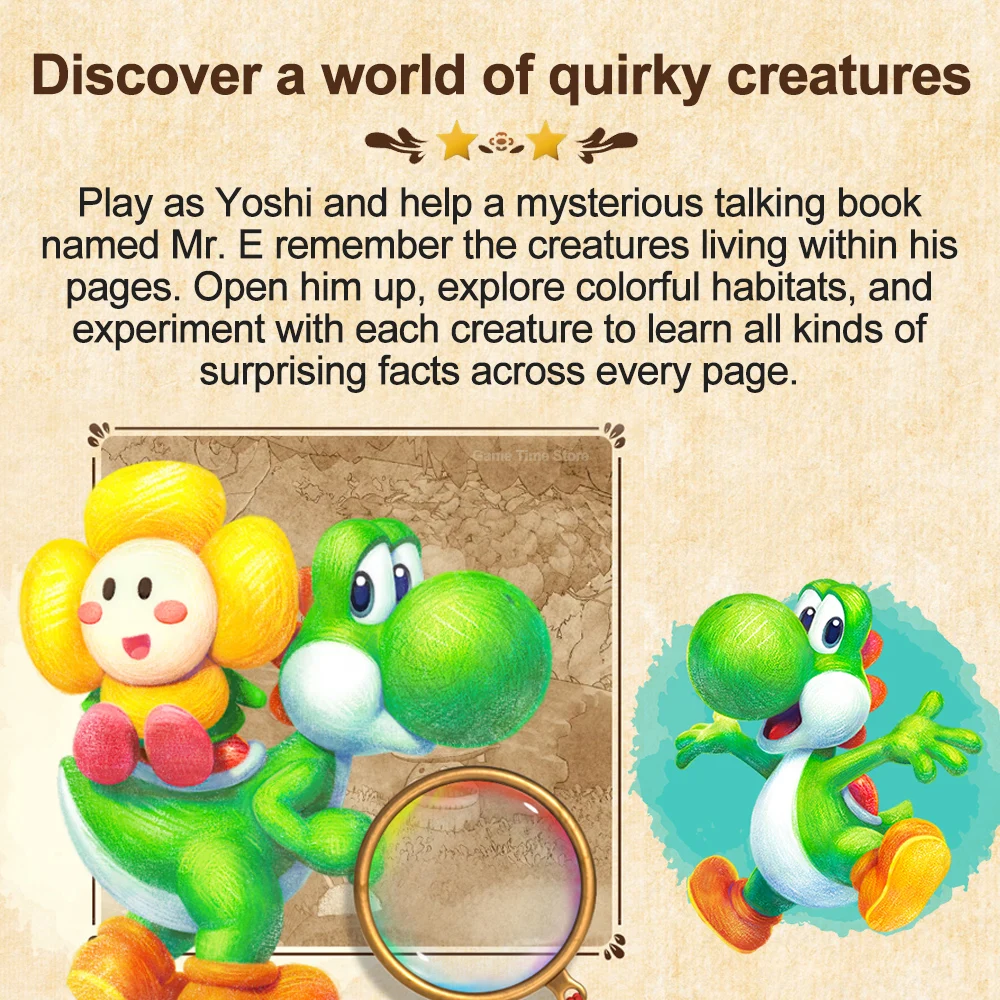Yoshi and the Mysterious Book Nintendo Switch 2 Juegos Games Deals