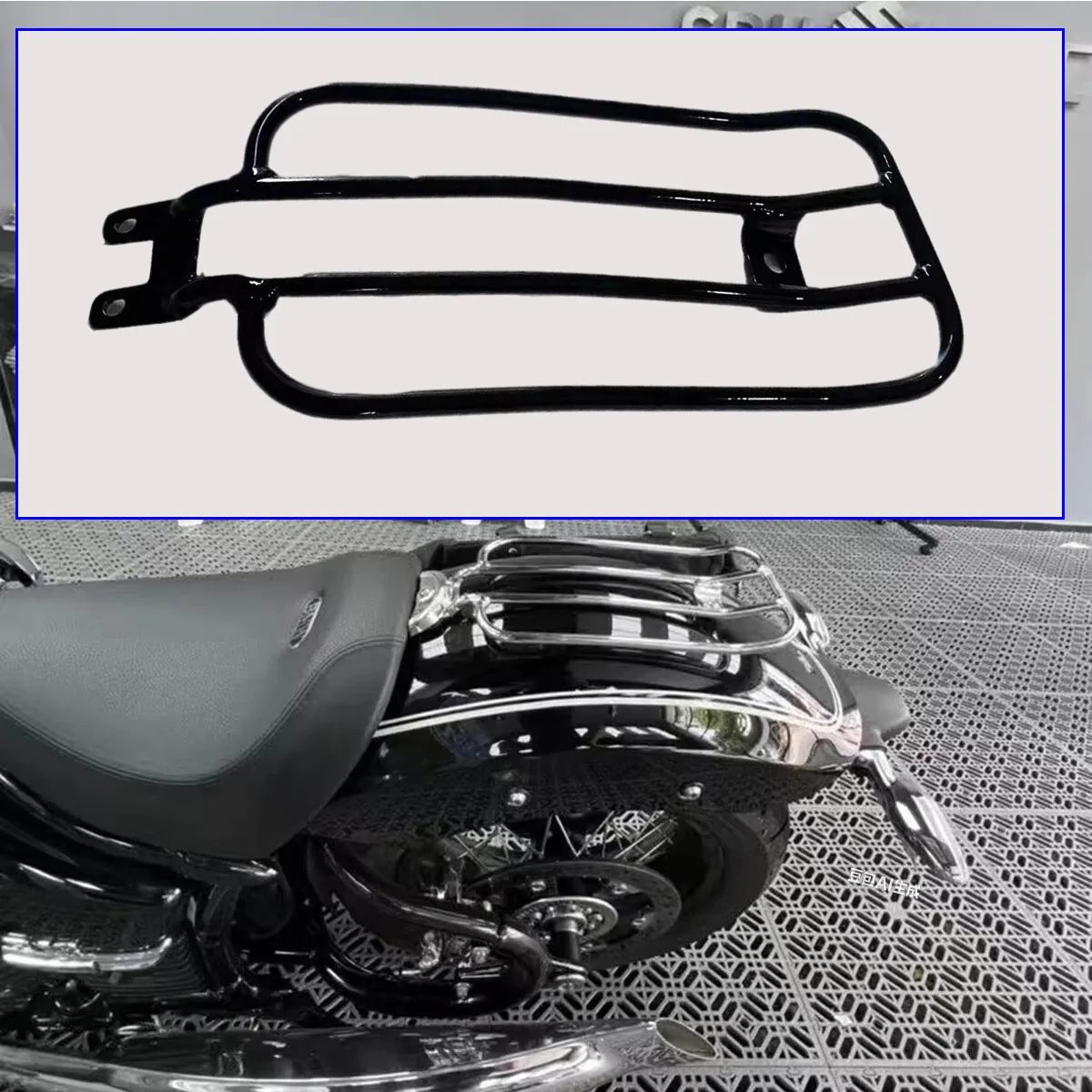 

For BMW R 18 Classic R18 Motorcycle Rear Luggage Rack Solo Seat Cargo Carrier Bracket Saddlebags Protection Bar