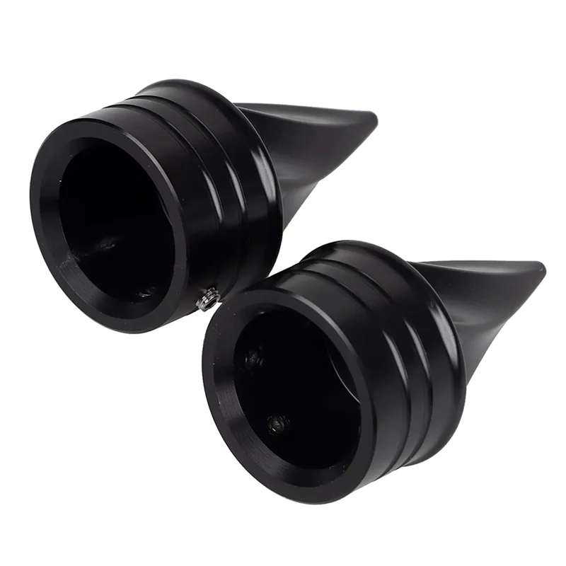 ฝาครอบน็อตฝาครอบเพลาหน้าสีดําที่เชื่อถือได้สําหรับ Street Glide Road King Low Rider