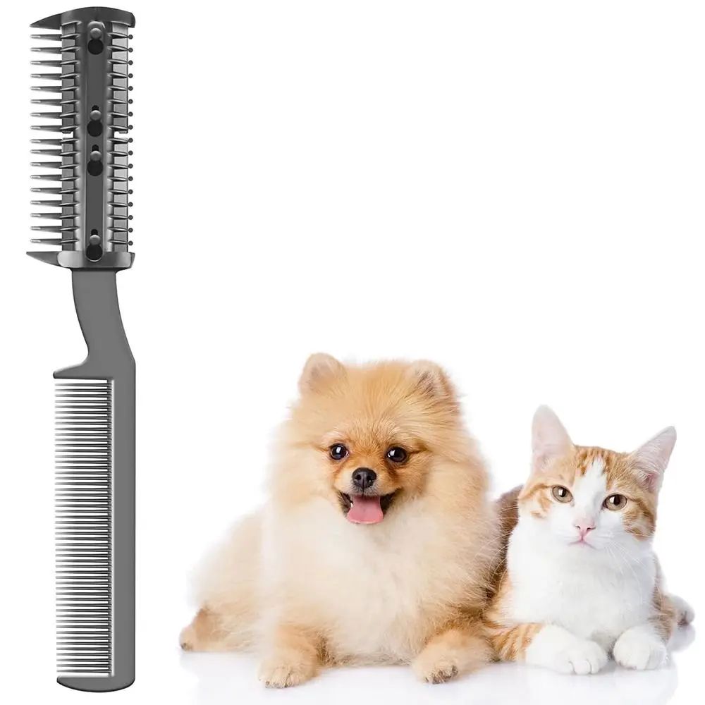 Accessories Cleaning Brush Dogs Razor Comb Universal Safe Pet Hair Cutter Durable Dog Grooming Comb