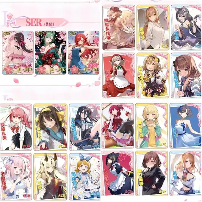 150-Pack Box of “Goddess Tales” Collectible Card Game Booster Packs—Anime Girl Card Collection Brand New - view 3