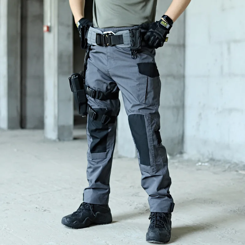 Casual Mens Tactical Pants Multiple Pocket Military Urban Commuter Tactical Trousers Men Cargo Pant Work Trousers New Overalls