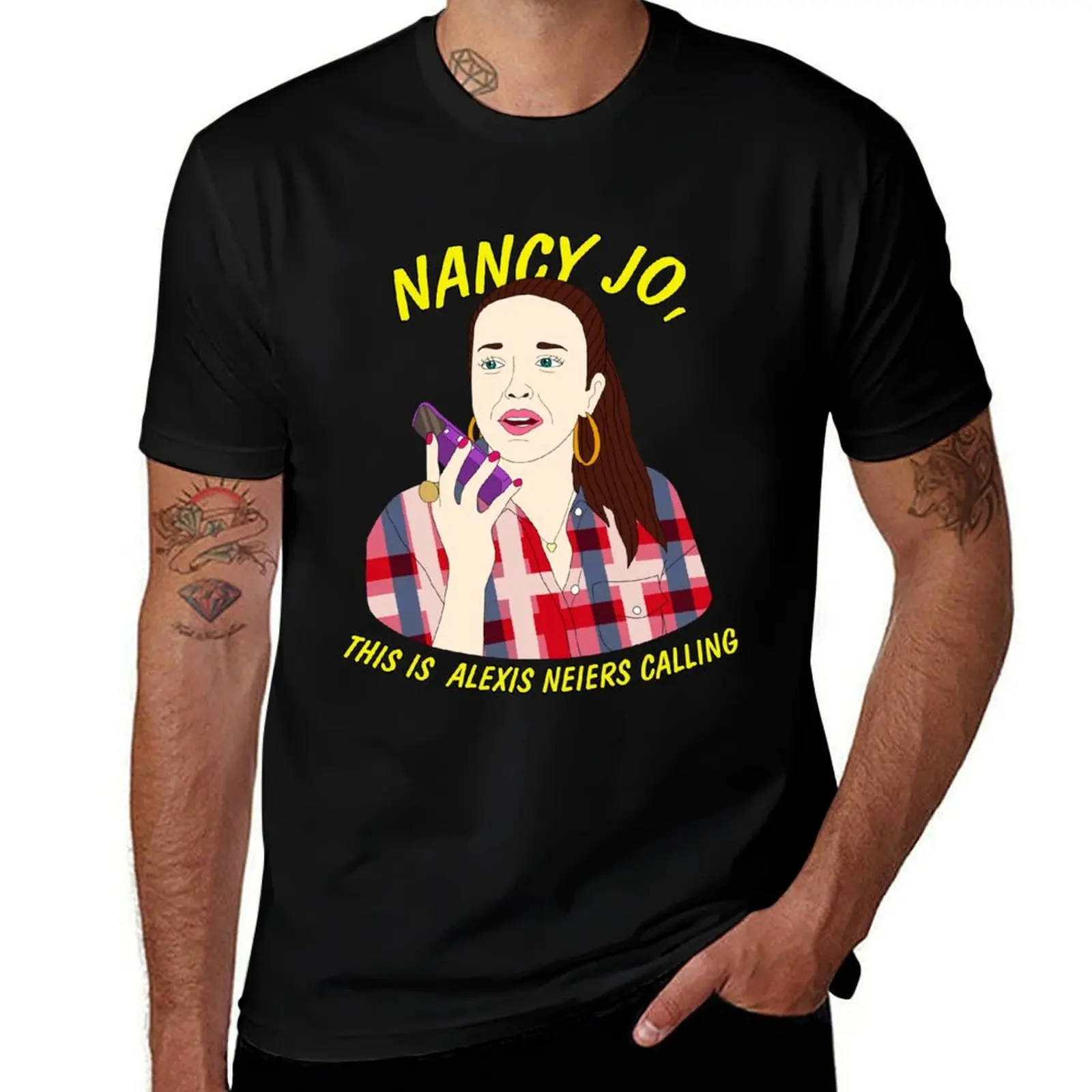 

nancy jo, this is alexis neiers calling T-Shirt High Elasticity Sports T-Shirt