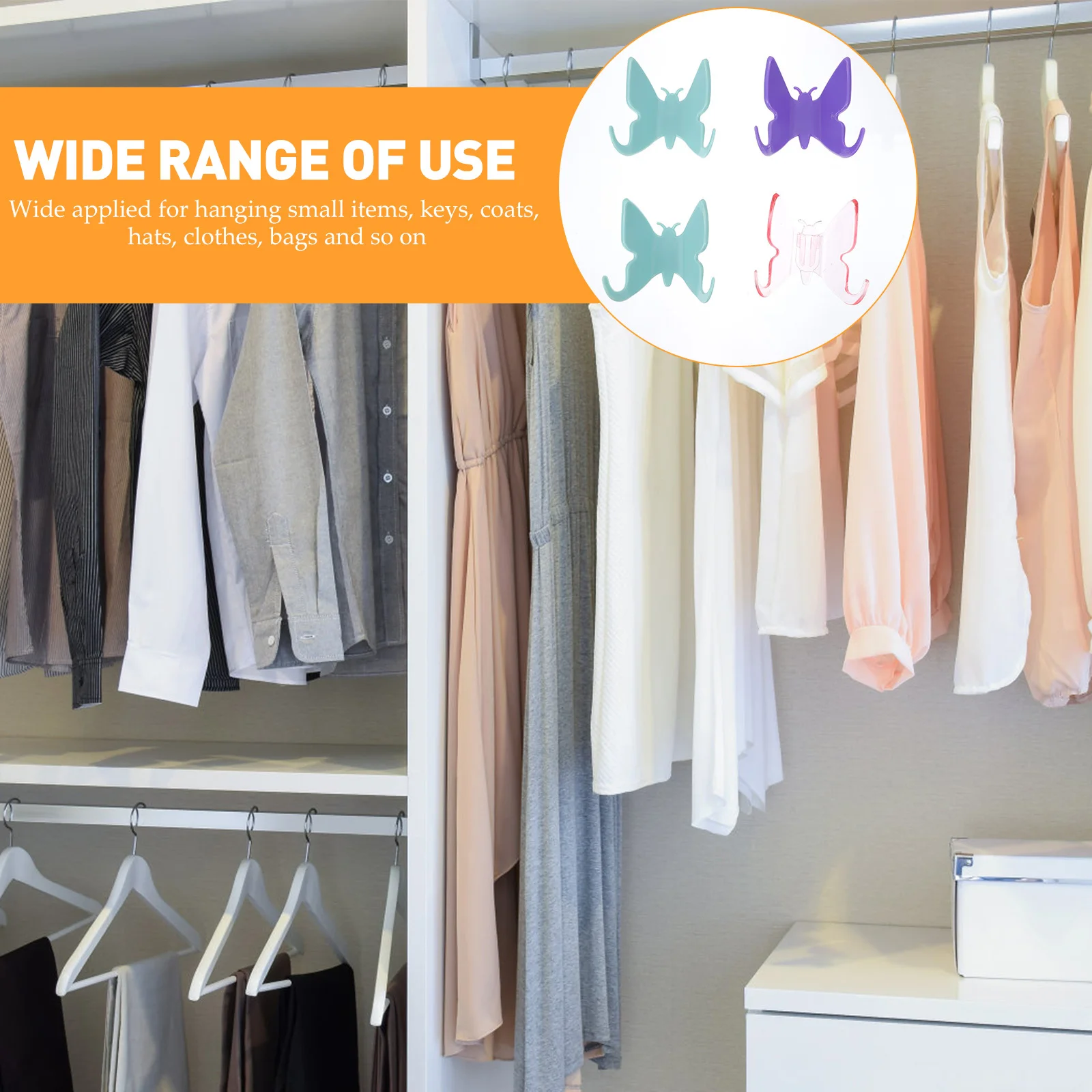 

4Pcs Decorative Shower Hooks Suction Cup Hangers for Bathroom Kitchen Towels Bags Keys Heavy Load Shaped Shower Hook
