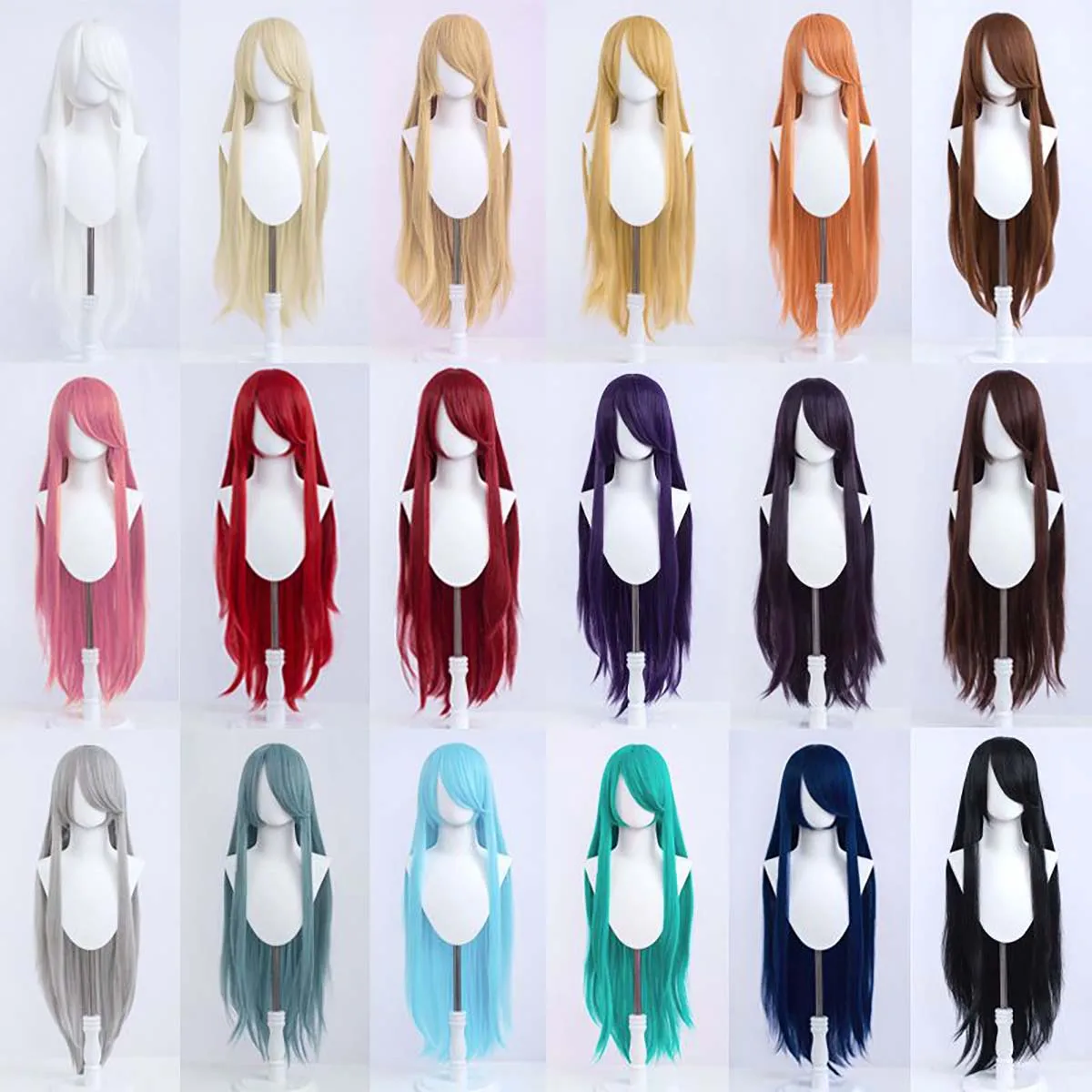 Anime Game Character Cosplay 100cm Long Straight Cosplay Wig Party Wig