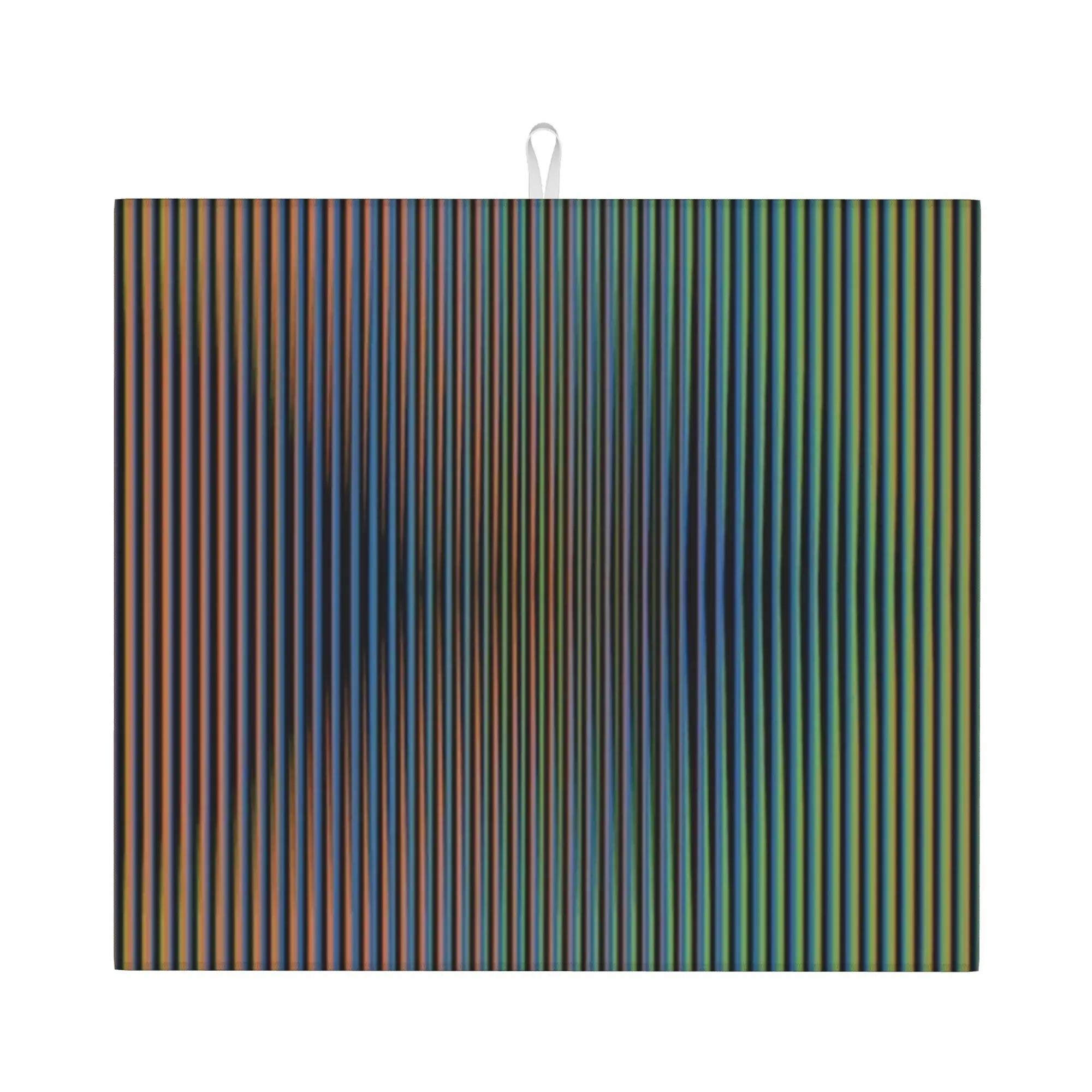Carlos Cruz Diez Permutation Non‑Slip Waterproof Absorbent Barware Tableware Oil Proof Reusable  Bathroom Drying Mat For Kitchen