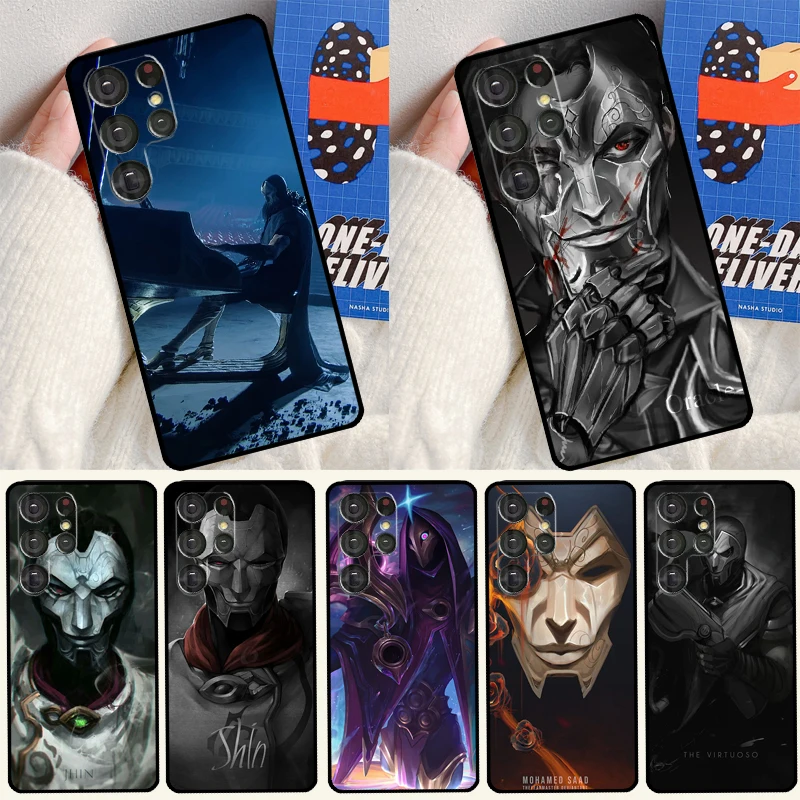 Чехол Khada Jhin для Samsung Galaxy S23 S22 S21 Ultra Note 20 S8 S9 S10 Note 10 Plus S20 FE, задняя крышка