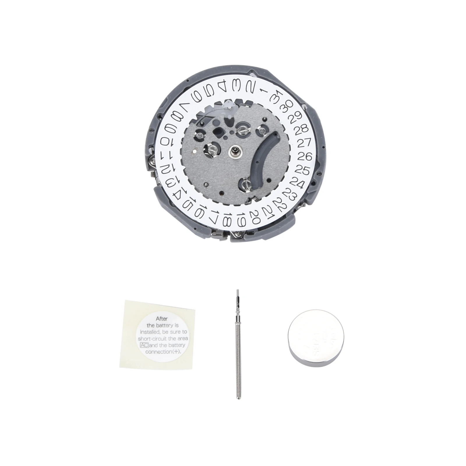 VK63A Quartz Chronograph Watch Wrist Movement 30.8mm Single Calendar At 3:00 For VK SERIES Watch Movement Replacement