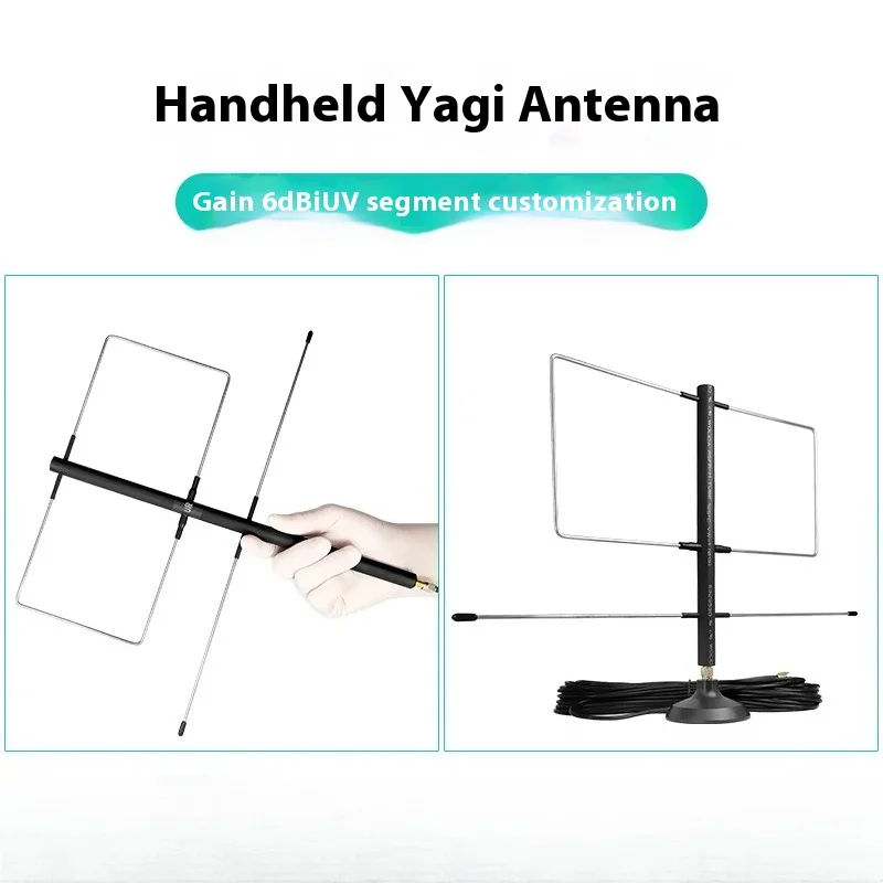Antena Yagi zewnętrzna kierunkowa SDR 433MHz do radia ręcznego, odpowiednia do radiotelefonów Baofeng, pasmo UV, antena przedłużona. — zdjęcie produktu 2
