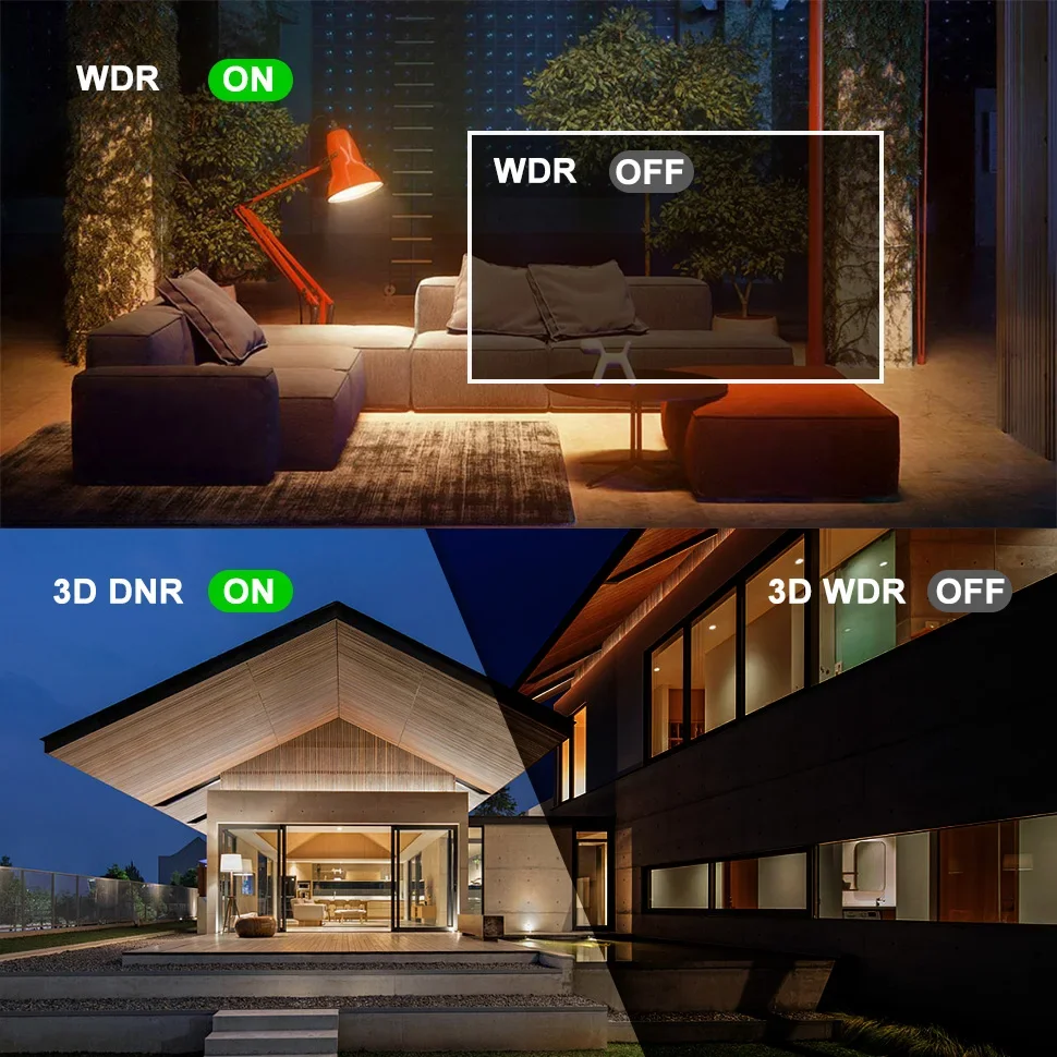 Anpviz 4CH 5MP نظام الأمن 4 قطعة 5MP POE IP برج كاميرا مزدوجة الضوء IP67 4CH 12MP NVR WDR كشف الحركة المدمج في هيئة التصنيع العسكري