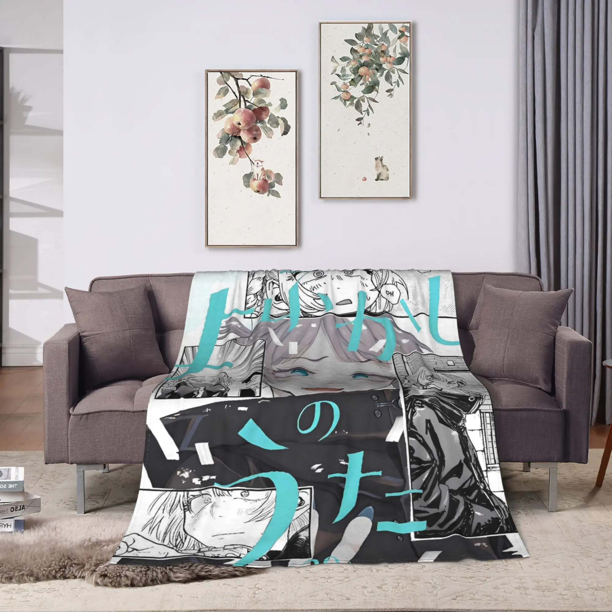 Warm Soft Blankets Travel Call of the Night Mange Throw Blanket  Flannel Bedspread For Bedroom Novelty Sofa Bed Cover