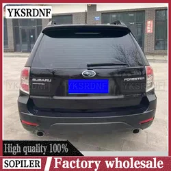 Subaru Forester 2008 2009 2010 2011 2012 için araba Styling ABS plastik boyasız astar renk arka Boot bagaj kanat Spoiler 1 adet