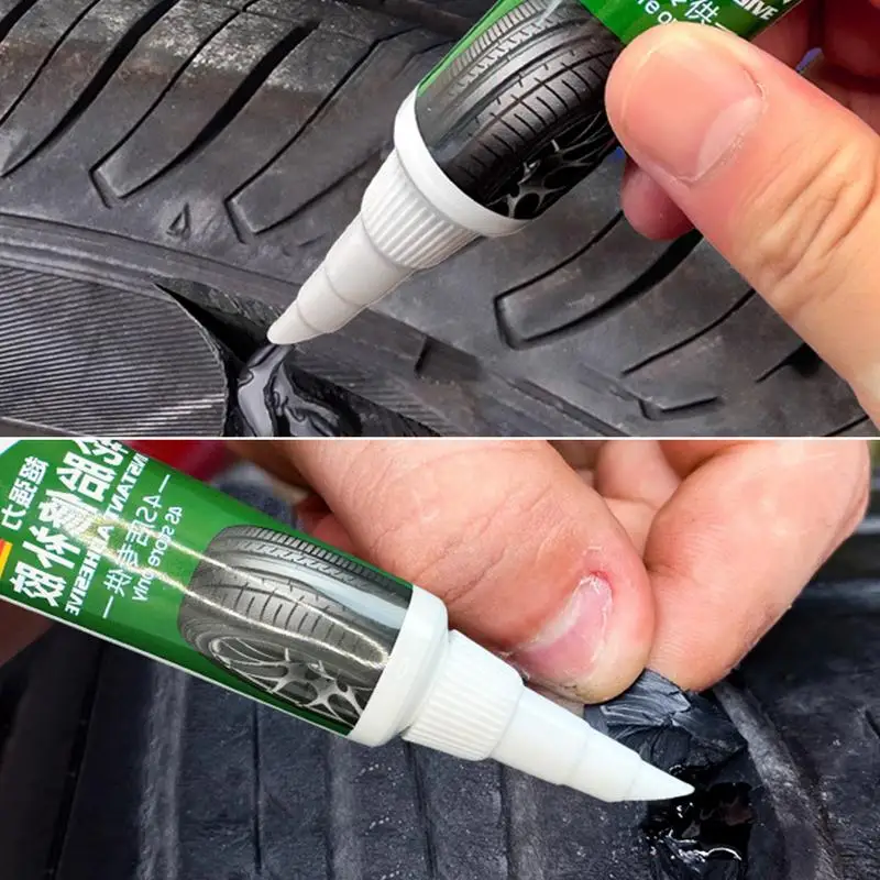 

Car Tire Repair Glue Sealant Tyre Puncture Glue Flexible And Elastic Tyre Repair Adhesive For Repairing Potholes Scratches