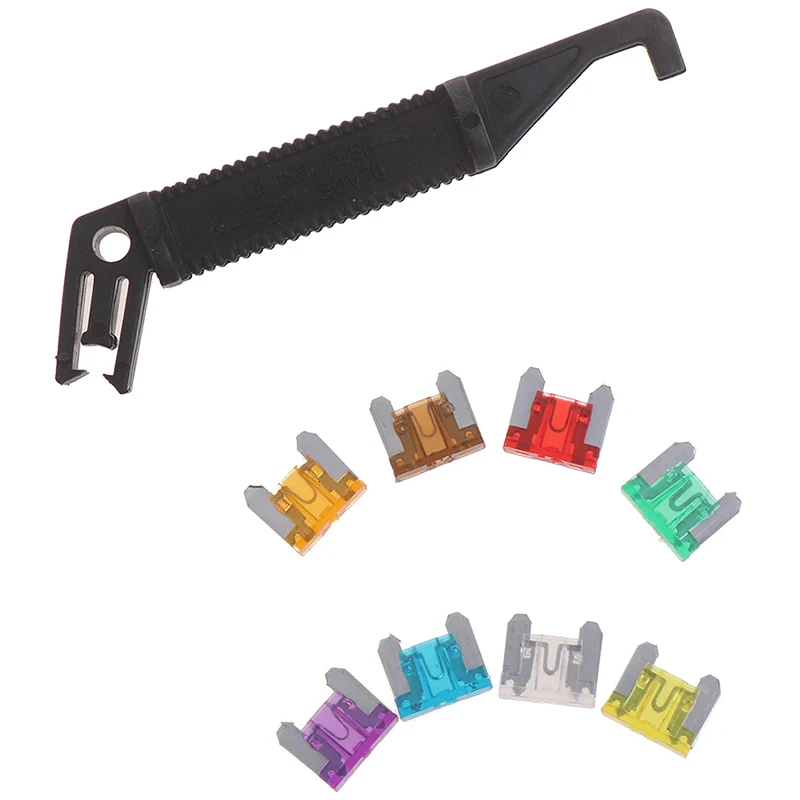 100PCS Zinc Alloy For Cars Motorcycles Home Industrial Applications Low-grade Mini Blade Fuse Kit 3A 5A 7.5A10A15A 20A 25A 30A