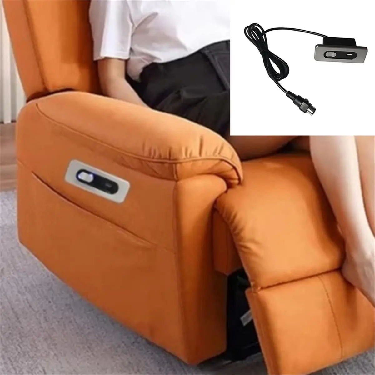 update. Electric Recliner Controller ABS 5 Pin Straight Connectors Electric Sofa Lift Chair Hand Control Switch
