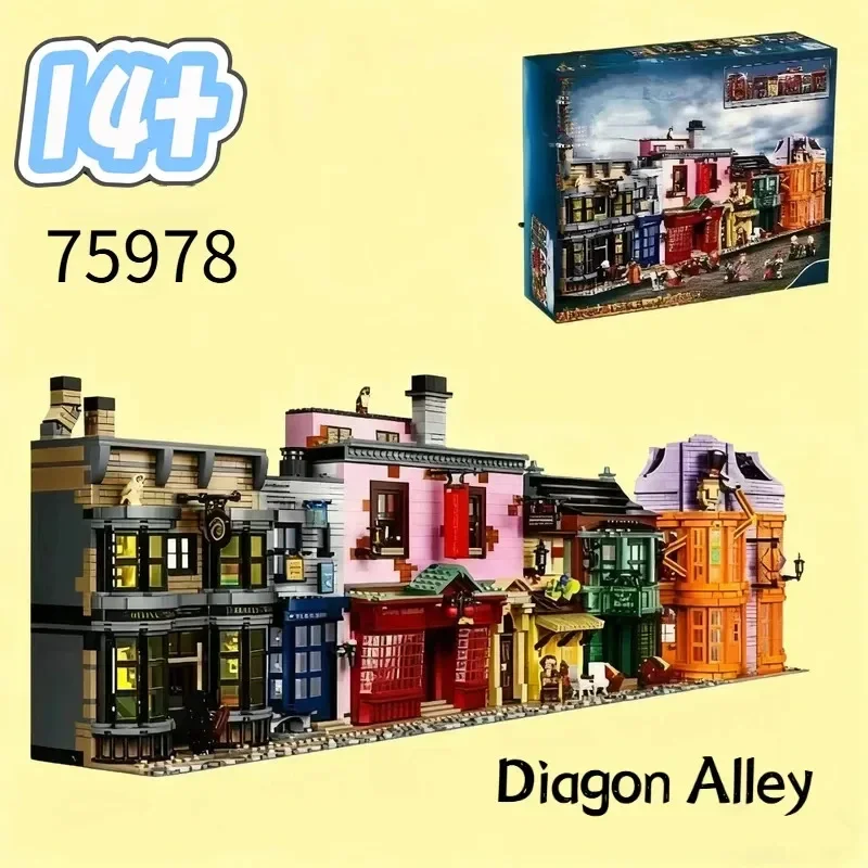 5544Pcs Diagonal Lane Building Adjacent Alley Street View Model The Of Home Decor Christmas Gifts