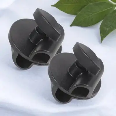 

2Pcs Mic Arm Stand Clips Durable Metal Plastic Rotatable 360 Degrees for Live Recording Concerts Stage Performances