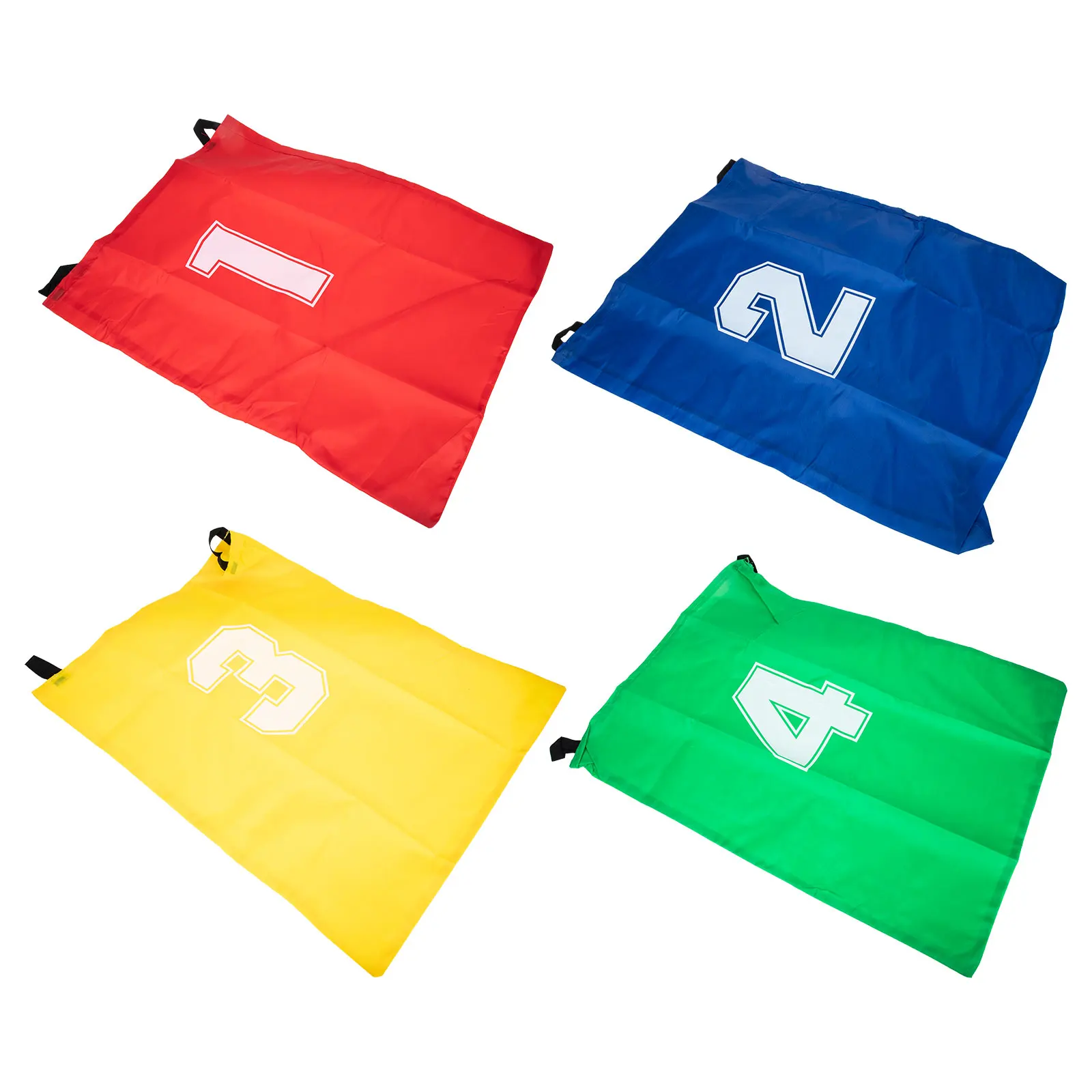 

4 Pcs Jump Bag Set Sack Race Canvas Bright Color Wear Resistant Foldable Kids Carnival Party Games Outdoor Fun