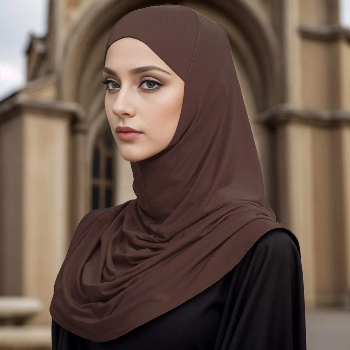 Crystal Hemp Malaysian Turban Headwrap, Solid Fashion Pull-On Headscarf for Amazon AliExpress, Cross Border Hot Sale Wholesale