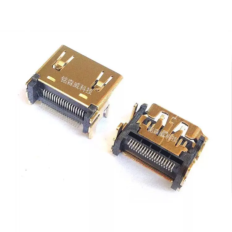 

For HDMI patch gold-plated high definition seat 19Ppatch high definition transmission gold-plated high quality HDMI female seat
