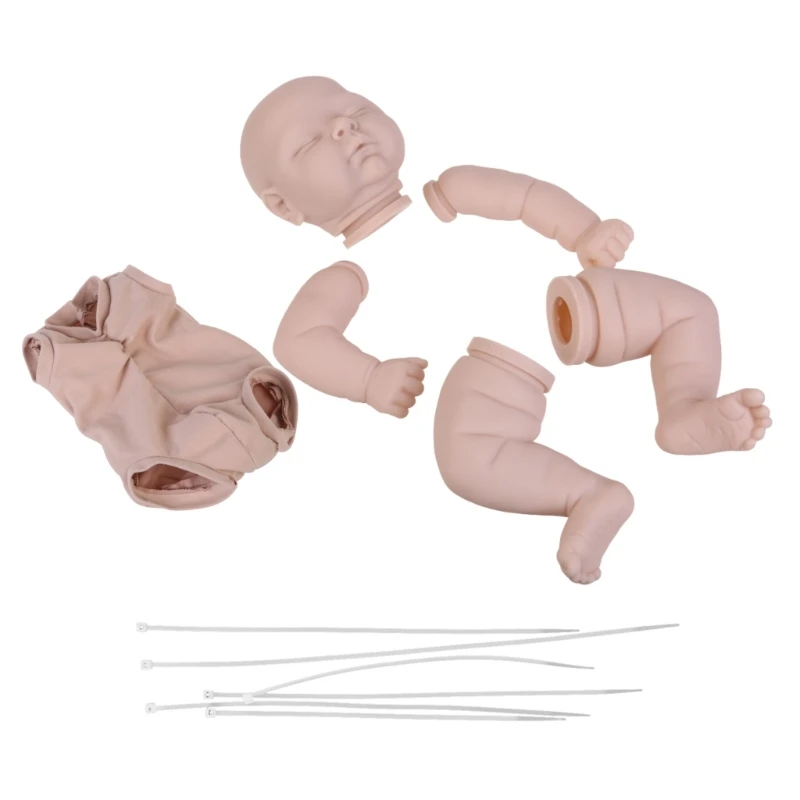 21 inches Unfinished Newborn Baby Toy Real Looking for Doll Accessories Unpainted for Doll Parts Vinyl for Doll Pleasant