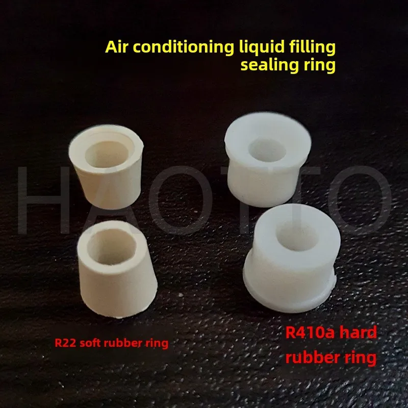 100Pcs R410A/R22 Fluorinated Tube Gasket, Air Conditioner Refrigerator Refrigerant Liquid Rubber Ring,plastic Gasket Accessories
