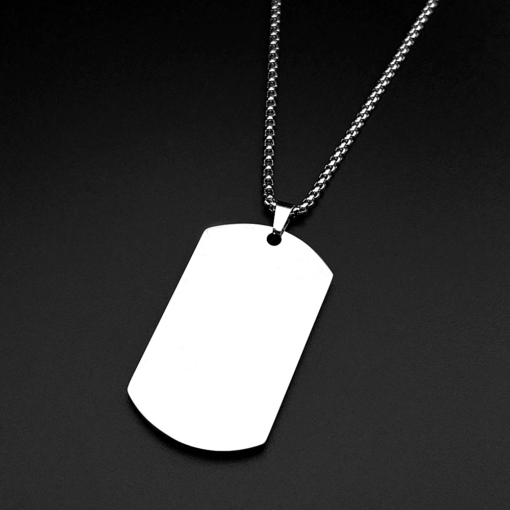African Berbers Flag Symbol Glass Pendant Necklace Stainless Steel Silver Color Amazigh ⵣ Letter Ethnic Amulet Chain Jewelry