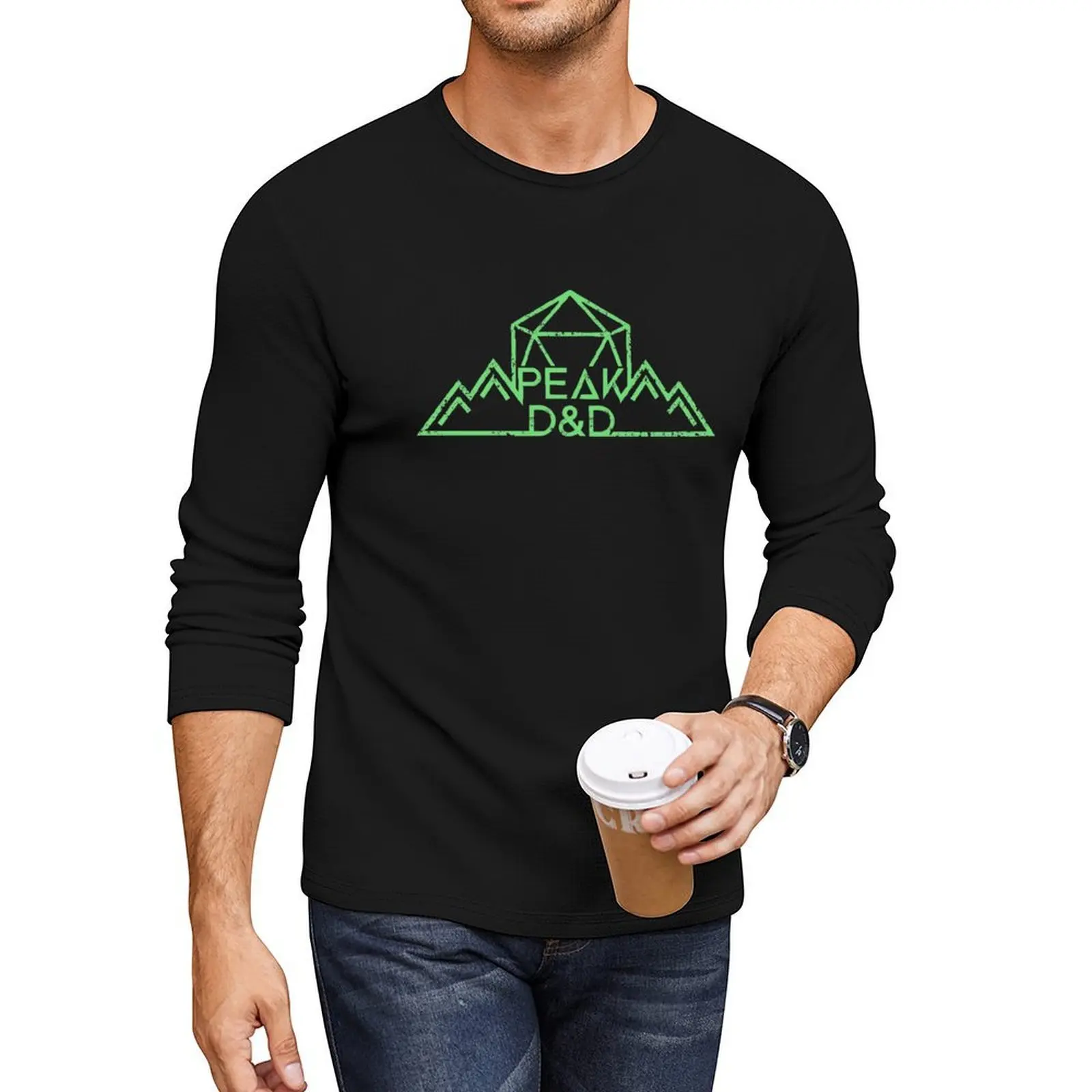 

Peak D&D Logo Long T-Shirt Blouse customized t shirts sweat shirts plus size t shirts t for men pack