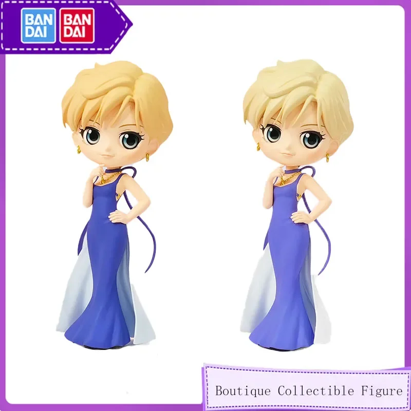 Bandai Qposket Anime Sailor Moon Tenoh Haruka Action Figure Collectible Model Toys For Kids Gift Desktop Decoration