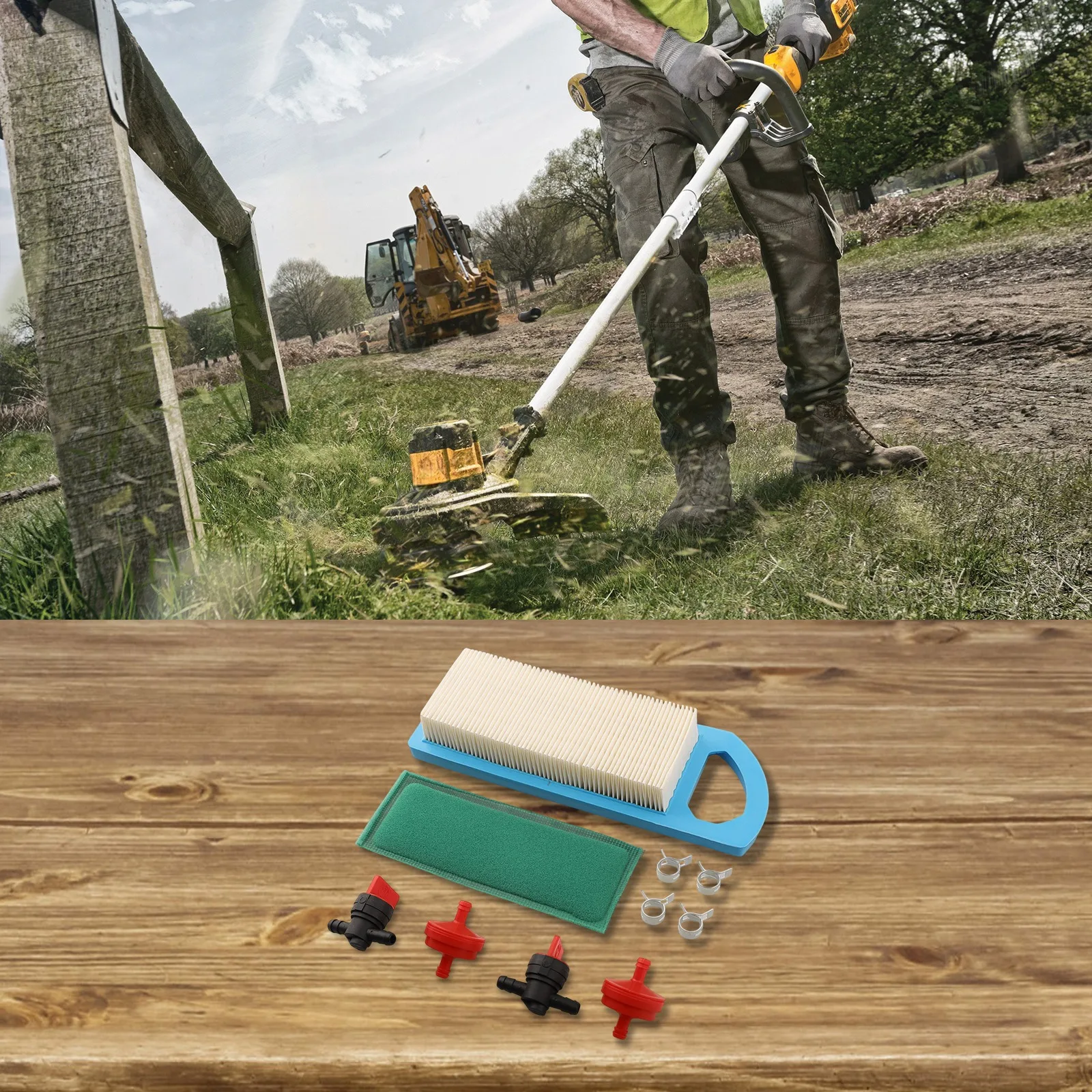Air Filter Replacement Kit Engine Maintenance Tune Up Kit Multiple Models Compatibility Reliable Performance Lawn Care