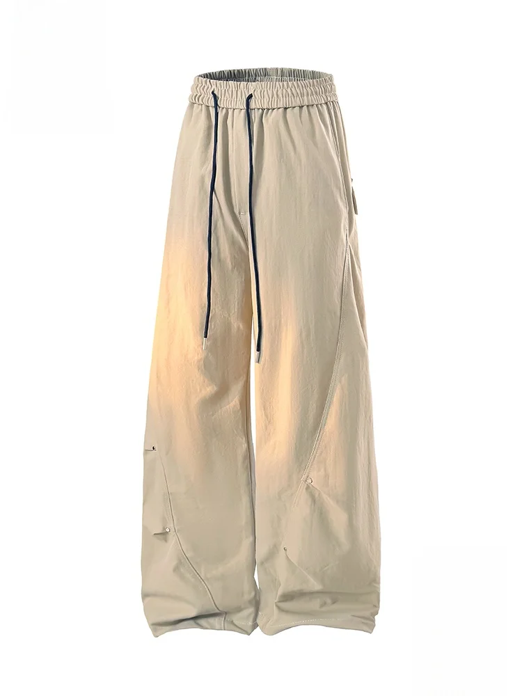 

Мужские свободные прямые повседневные брюки Paul Frank American Style Workwear для осеннего сезона, модные, из полиэфирного волокна