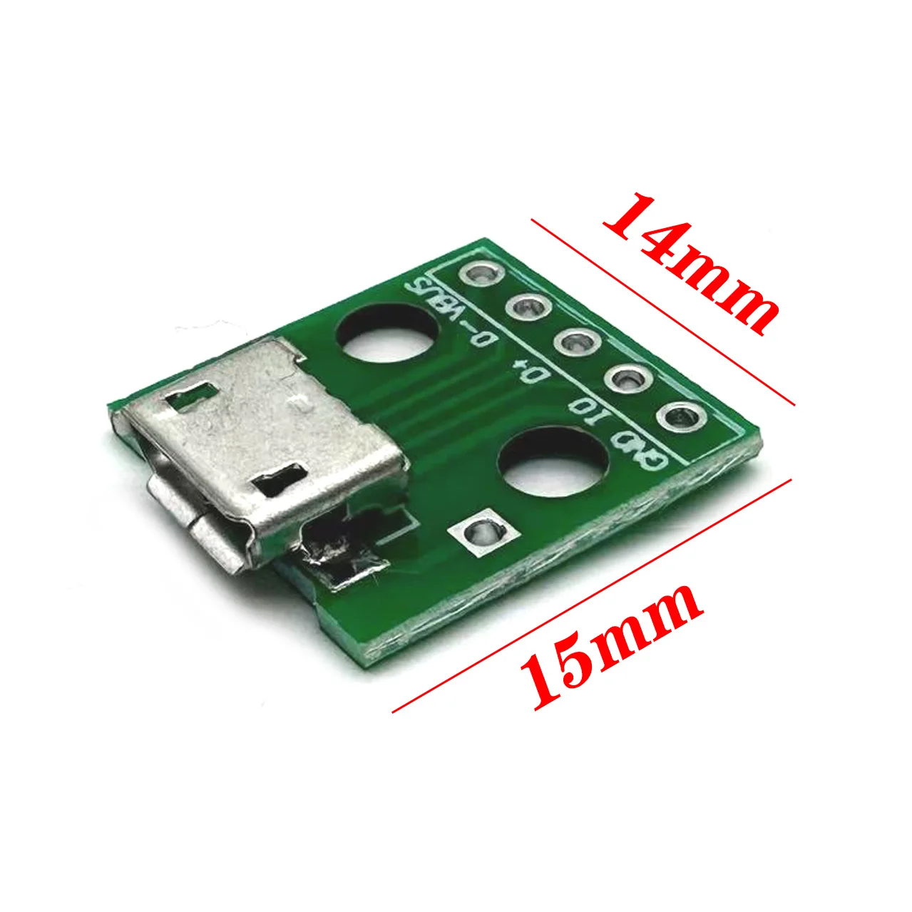 

1/5/10pcs MICRO USB To DIP Adapter 5pin Female Connector B Type PCB Converter Breadboard USB-01 Switch Board SMT Mother Seat