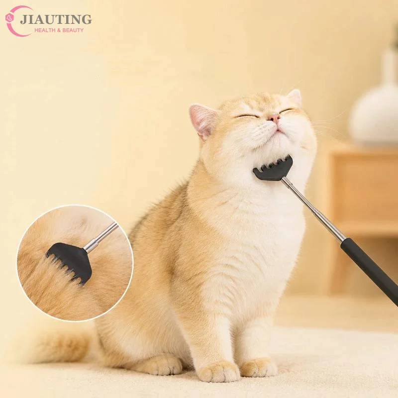 Extendable Telescoping Metal Back Scratcher With Hand Massager Portable Handles For Relief Thanksgiving Birthday Christmas Gift