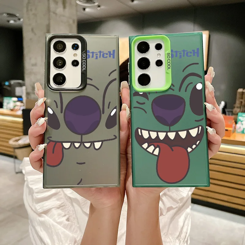 Stitch Disney looks great For Samsung Note 20 S20 S21 S22 S23 S24 FE Plus Ultra 5G Colorful Phone Case Funda Silicone Soft Cover