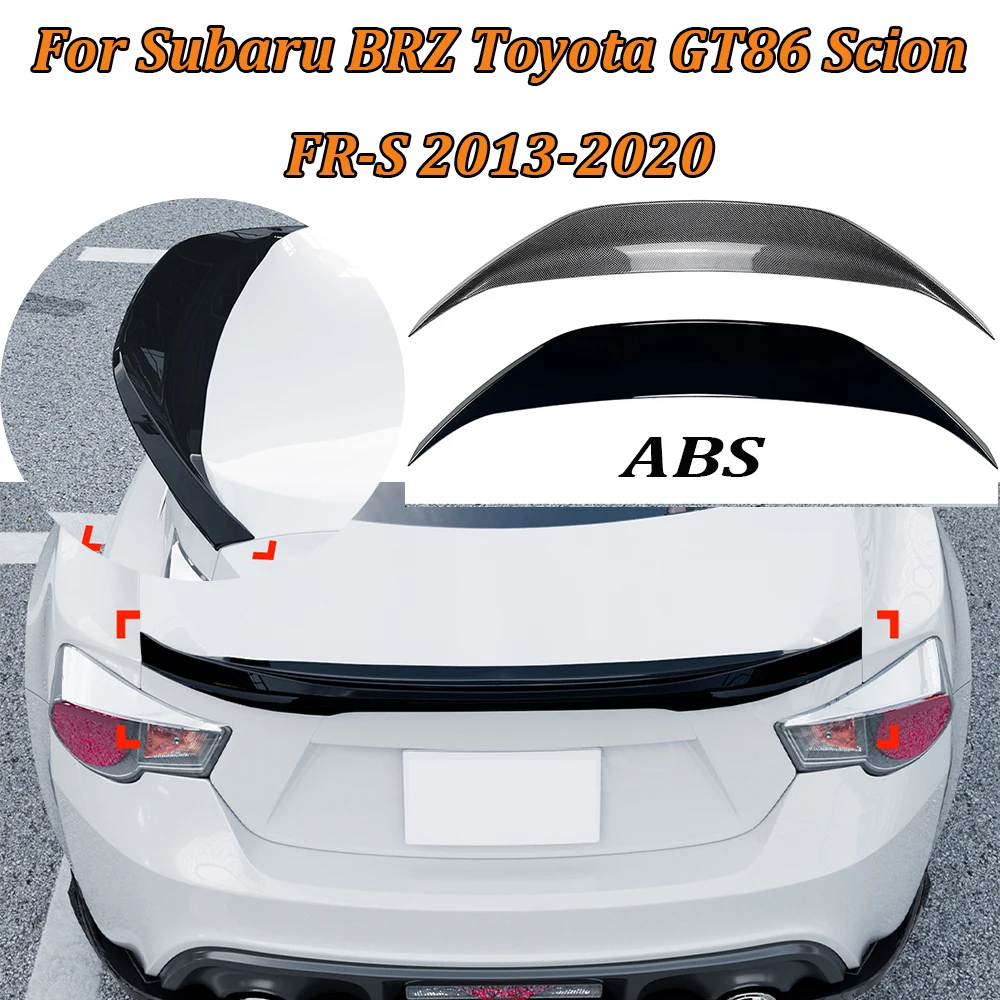 Car Roof Spoiler Rear Trunk Spoiler Rear Wings ABS Body Kits For Subaru BRZ Toyota GT86 Scion FR-S 2013-2020 Cars Exterior Parts