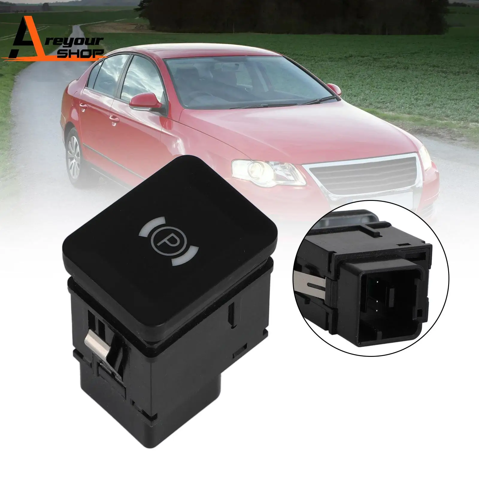 

Electronic Park Brake Handbrake Switch for VW Passat 2005-2010 3C0927225B