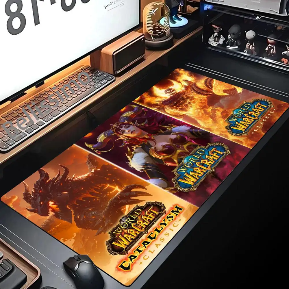 World Of Warcraft 90x40 Large Gaming Mouse Pad Mat Grande WOW Lich King Gamer Xxl Computer Mousepad Game Desk Play Pad