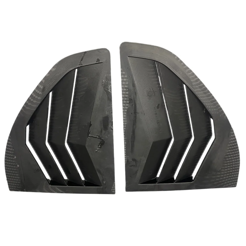 For Toyota Yaris 2007 2008 2009 2010 2011 2012 2013 Car Rear Louver Window Side Shutter Cover Trim Sticker Vent Scoop Accessorie view 4