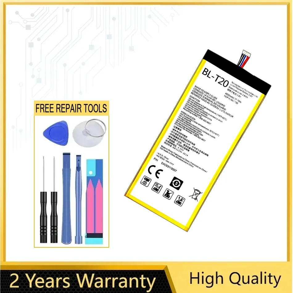 

Rechargeble Batteries BL-T20 For LG G Pad X 8.0 V521 ,With Professional Repair Tool Kit
